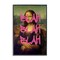 Stupell Industries Graffiti Over Mona Lisa Framed Giclee, design by Masters Redux